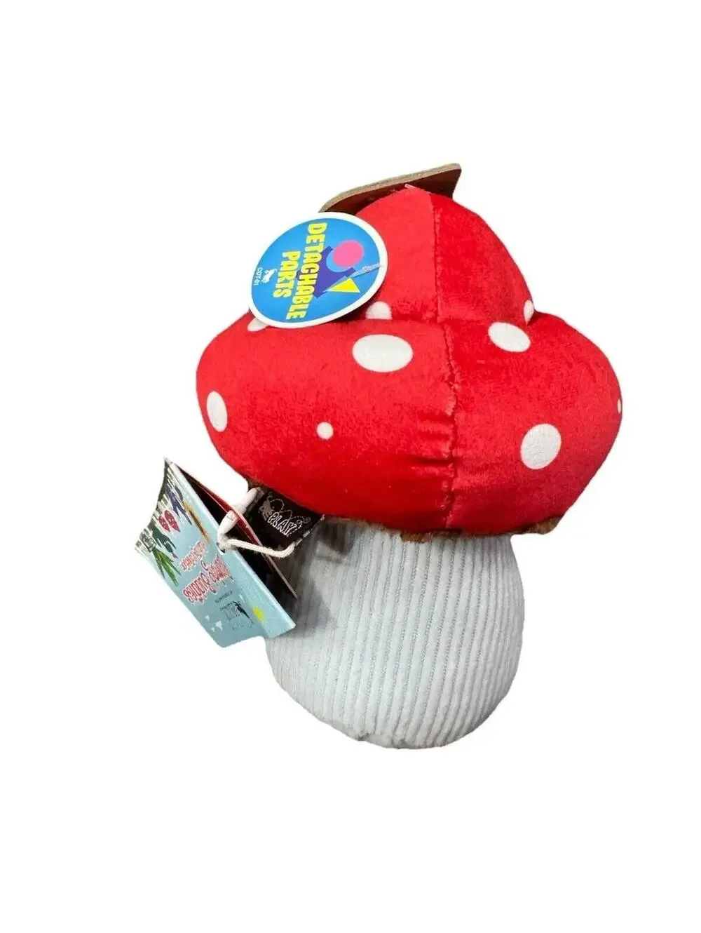 (RGB3) P.L.A.Y. Blooming Buddies Mutt Mushroom Dog Toy Plush Squeaker NWT